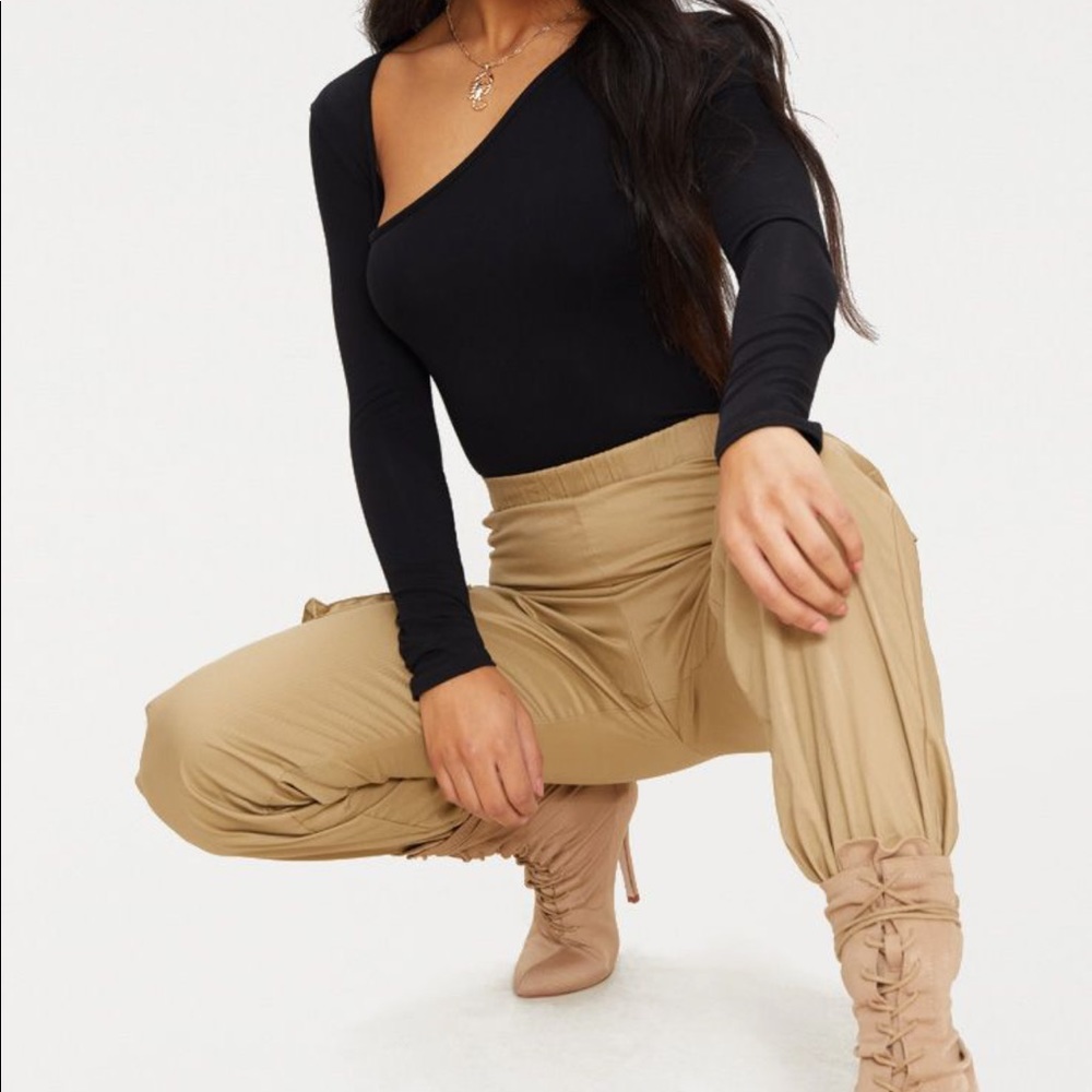 Asymmetrical Long Sleeve Bodysuit